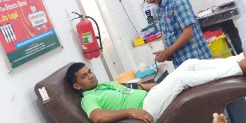 ଗଞ୍ଜାମ ଜିଲ୍ଲା ୧୦୮ କର୍ମଚାରୀ ମାନଙ୍କ ଦ୍ଵାରା ରକ୍ତଦାନ ଶିବିର କାର୍ଯ୍ୟକ୍ରମ ଅନୁଷ୍ଠିତ ।