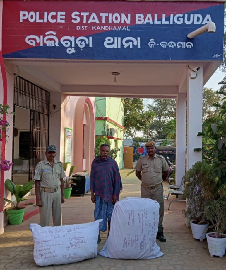 You are currently viewing ଗଞ୍ଜେଇ ଚୋରା ଚାଲାଣ ପାଇଁ ସଜବାଜ ବେଳେ ମାଡ଼ି ବସିଲା ପୋଲିସ: ଜଣେ ଗିରଫ