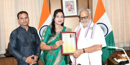 ରାଜ୍ୟପାଳଙ୍କୁ ଭେଟିଲେ ସମାଜସେବୀ ଶୁଭଶ୍ରୀ ମହାପାତ୍ର