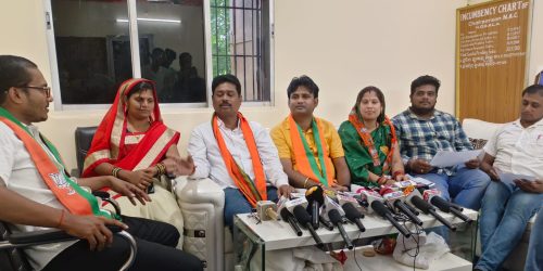 ଇନଡୋର ଷ୍ଟାଡିୟମ ନିର୍ମାଣରେ ଦୁର୍ନୀତିକୁ ନେଇ ବିଜେପିର ସାମ୍ବାଦିକ ସମ୍ମିଳନୀମାତ୍ରାଧିକ ପିସି ଓ ବିଧାୟିକାକଂ ସଂପୃକ୍ତିକୁ ନେଇ ଅଭିଯୋଗ