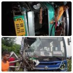 Read more about the article ଝିଅ ଛାଡି ଫେରୁଥିବା କନ୍ୟା ଯାତ୍ରୀ ବସକୁ ଧକ୍କା ଦେଲା ସରକାରୀ ବସ୍ : ୧୧ ମୃତ, ୧୦ ଗୁରୁତର