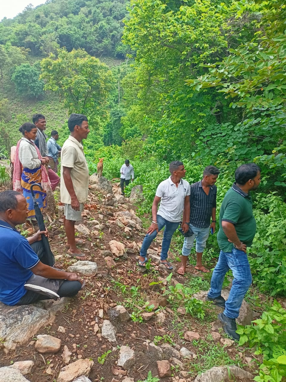 You are currently viewing ଆଦିବାସୀ ଲୋକଙ୍କ ସମସ୍ଯା ତଦାରଖ ପାଇଁ ଦୁର୍ଗମ ଜଙ୍ଗଲ ଘାଟି ରାସ୍ତାରେ ଚାଲିଲେ ବିଡ଼ିଓ
