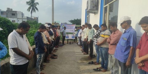 ପୁରୁଷୋତ୍ତମପୁର ଇଲେକ୍ଟ୍ରି ଡିଭିଜନ ପକ୍ଷରୁ ମିଟର ରିଡର ଙ୍କ ମୃତକଙ୍କ ଅମର ଆତ୍ମାର ସଦଗତି ପାଇଁ ନିରବ ପାର୍ଥନା ,