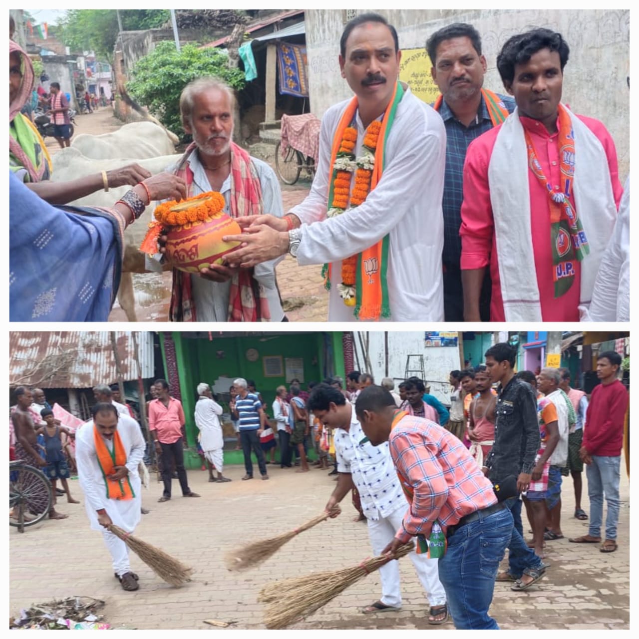 You are currently viewing ସାନଖେମୁଣ୍ଡି ବିଜେପି ତରଫରୁ ସ୍ବଚ୍ଛତା ହିଁ ସେବା ଅଭିଯାନ କାର୍ଯ୍ୟକ୍ରମ ଅନୁଷ୍ଠିତ , ଇଂ ପ୍ରଦୀପ ପତ୍ରୀଙ୍କୁ ଭବ୍ୟ ସମ୍ବର୍ଦ୍ଧନା