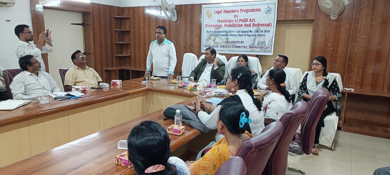 You are currently viewing କର୍ମକ୍ଷେତ୍ରରେ ମହିଳାଙ୍କ ଯୌନ ନିର୍ଯ୍ୟାତନା ପ୍ରତିରୋଧ ସଚେତନତା କର୍ମଶାଳା