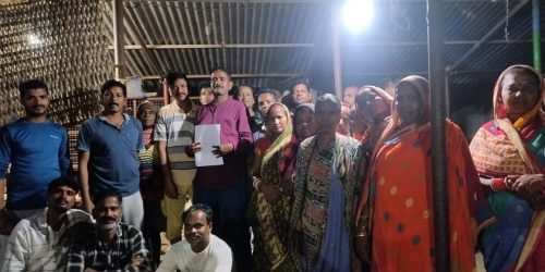 ପରିବା ବ୍ୟବସ୍ୟାୟି ଙ୍କୁ ସ୍ଥାୟୀ ଗୃହ ପ୍ରଦାନ ପାଇଁ ଏନଏସିର କାର୍ଯ୍ୟନିର୍ବାହୀ ଅଧିକାରୀ ଙ୍କୁ ଦାବିପତ୍ର ପ୍ରଦାନ,