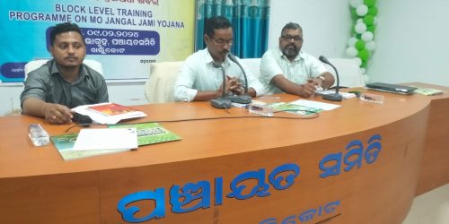 ମୋ ଜଙ୍ଗଲ ଓ ଜମି ସମ୍ବନ୍ଧୀୟ ବ୍ଲକ ସ୍ତରୀୟ ପ୍ରଶିକ୍ଷଣ ଶିବିର