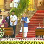 Read more about the article ତୃତୀୟ ଥର ପାଇଁ ଶପଥ ନେଲେ ନରେନ୍ଦ୍ର ଦାମୋଦର ଦାସ ମୋଦି