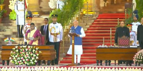 ତୃତୀୟ ଥର ପାଇଁ ଶପଥ ନେଲେ ନରେନ୍ଦ୍ର ଦାମୋଦର ଦାସ ମୋଦି