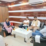 Read more about the article ଆଜି ବ୍ରହ୍ମପୁରରେ ଓଡ଼ିଆ ଭାଷା ସାହିତ୍ୟ ସଂସ୍କୃତି ବିଭାଗମାନ୍ୟବର ମନ୍ତ୍ରୀ ସୂରଜ ସୂର୍ଯ୍ୟବଂଶୀ ଙ୍କ ସହିତ ସାକ୍ଷାତ