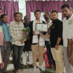 Read more about the article ବୈଜ୍ଞାନିକ ହେଲେ ଘୁମୁସର ର ପୁଅ ସ୍ୱରୂପ, ବିପଦର ବନ୍ଧୁ ପକ୍ଷରୁ ଭବ୍ୟ ସମ୍ମାନ ପ୍ରଦାନ