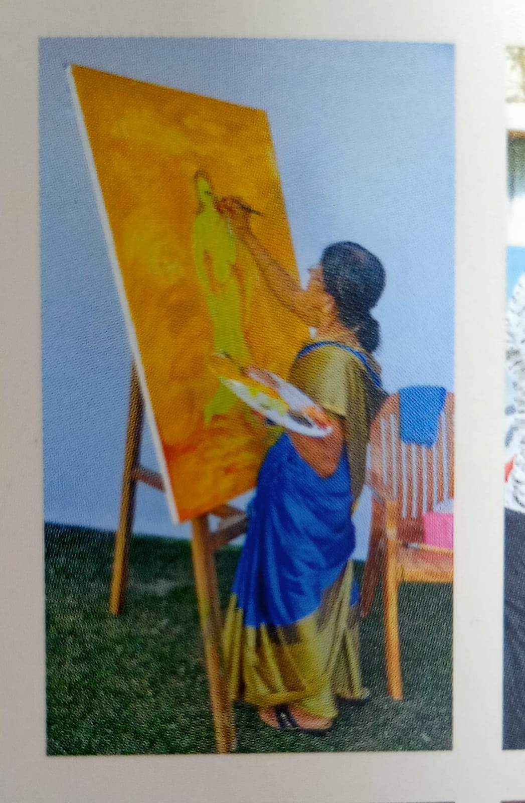 You are currently viewing ଚିତ୍ର _ କବିତା ର ଯୁଗଳ ବନ୍ଦୀ :ବର୍ଷିଆନ ନାରୀ ଚିତ୍ରଶିଳ୍ପୀ ବସନ୍ତ କୁମାରୀ ,