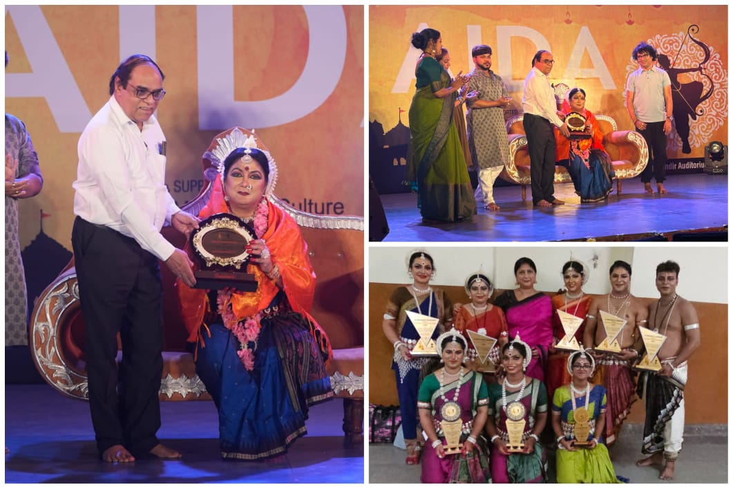 You are currently viewing रंग मंदिर में ओडिसी नृत्य गुरु श्रीमती पुष्पिता मिश्रा जी को मिला नटबर गोपीकृष्ण राष्ट्रीय पुरस्कार।