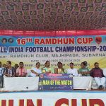 Read more about the article ରାଉରକେଲା ରେଡ ଦଳ କୁ ଟ୍ରାଇ ବ୍ରେକର୍ ରେ ୪-୩ ଗୋଲ୍ ରେ ହରାଇ ସୋନପୁର ରାମଧୁନ କ୍ଲବ ଦ୍ଵିତୀୟ ସେମି ରେ ପ୍ରବେଶ