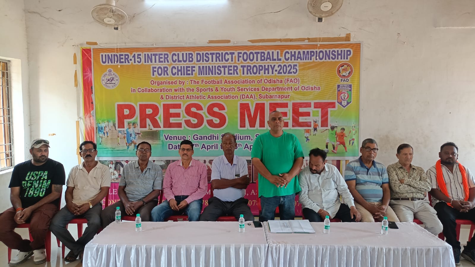 You are currently viewing ୧୫ ବର୍ଷ ରୁ କମ୍ ଇଣ୍ଟର କ୍ଲବ୍ ଫୁଟବଲ୍ ଚାମ୍ପିଅନସିପ ୨୦୨୫ ପାଇଁ ସାମ୍ୱାଦିକ ସମ୍ମିଳନୀ-