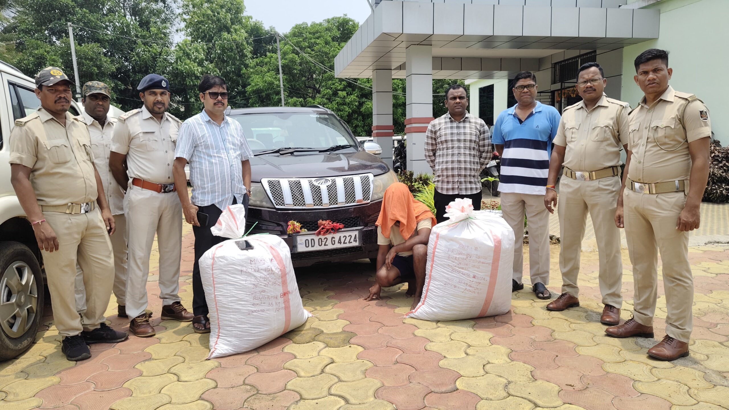 Read more about the article ଅବକାରୀ ଗୁଇନ୍ଦା ବିଭାଗ ଦ୍ଵାରା 70 କିଲୋ ଗ୍ରାମ ଗଞ୍ଜେଇ ସହ କାର ଜବତ, ଜଣେ ଗୀରଫ ଓ ଜଣେ ଫେରାର।