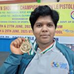 Read more about the article Dibyasha wins Gold in Open State shooting championship.