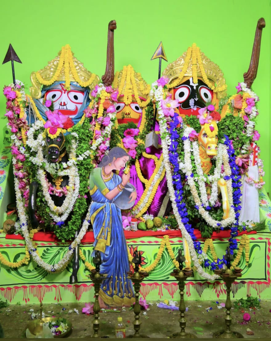 You are currently viewing ଆଡପ ମଣ୍ଡପରେ ଶ୍ରୀ ଜୀଉଙ୍କ କାଞ୍ଚି ଅଭିଯାନ ବେଶ