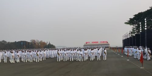 Passing out parade of second batch of 2025th edition of Agniveer at INS Chilika