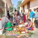 Read more about the article ଶ୍ରୀ ଶ୍ରୀ ମା ଦକ୍ଷିଣକାଳୀ ଙ୍କ ପୀଠରେ ସପ୍ତ ସତୀ ଯଂଜ୍ଞ ପାଈଁ ଶୁଭଖୁଣ୍ଟି ସ୍ଥାପନ |