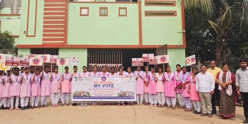 ସଂପର୍କ ଅନୁଷ୍ଠାନ ପକ୍ଷରୁ ମହିଳାମାନଙ୍କ ପଦଯାତ୍ରା ଓ ଶପଥ ପାଠ