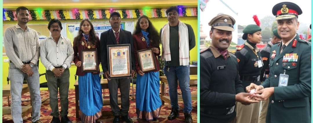 You are currently viewing ଏନସିସି ଅଫିସର ଓ ଦୁଇ ମହିଳା କ୍ୟାଡଟଙ୍କୁ ସମ୍ବର୍ଦ୍ଧନା