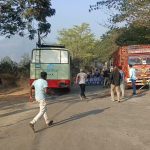 Read more about the article ରାୟଗଡ଼ରେ ବଡ଼ ଦୁର୍ଘଟଣାରୁ ଅଳ୍ପରେ ବଞ୍ଚିଲେ ଆନ୍ଦୋଳନକାରୀ ଓ ଦୁଇ ସାମ୍ବାଦିକ