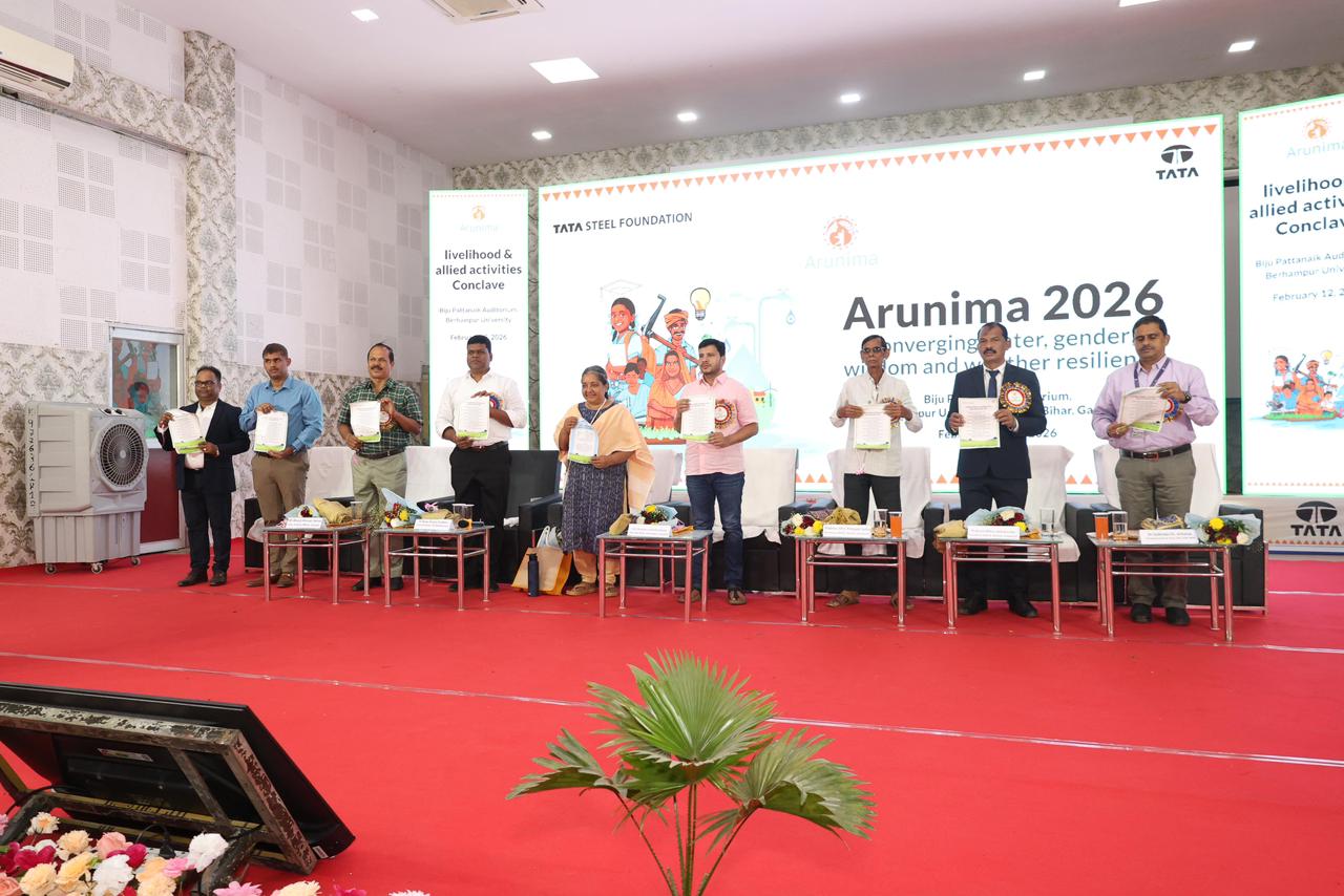 You are currently viewing ବ୍ରହ୍ମପୁର ବିଶ୍ୱବିଦ୍ୟାଳୟରେ ଟାଟା ଷ୍ଟିଲ୍ ଫାଉଣ୍ଡେସନର ‘ଅରୁଣିମା-୨୦୨୬’ କାର୍ଯ୍ୟକ୍ରମ: ୬୩୩ ଜଣ ମେଧାବୀ ଛାତ୍ରଛାତ୍ରୀଙ୍କୁ ଜ୍ୟୋତି ଫେଲୋସିପ୍