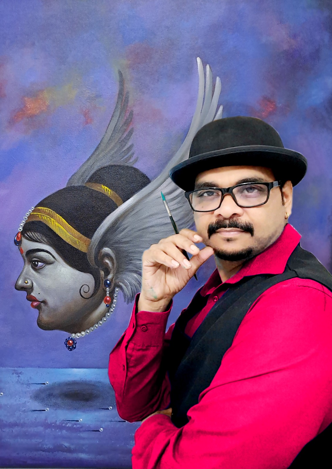 You are currently viewing ଡକ୍ଟର ସ୍ଥିତଧୀ ରଥଙ୍କ କ୍ୟାନଭାସରେ ଗଞ୍ଜାମ କଳା ସଂସ୍କୃତିର ପ୍ରତିଫଳନ ।
