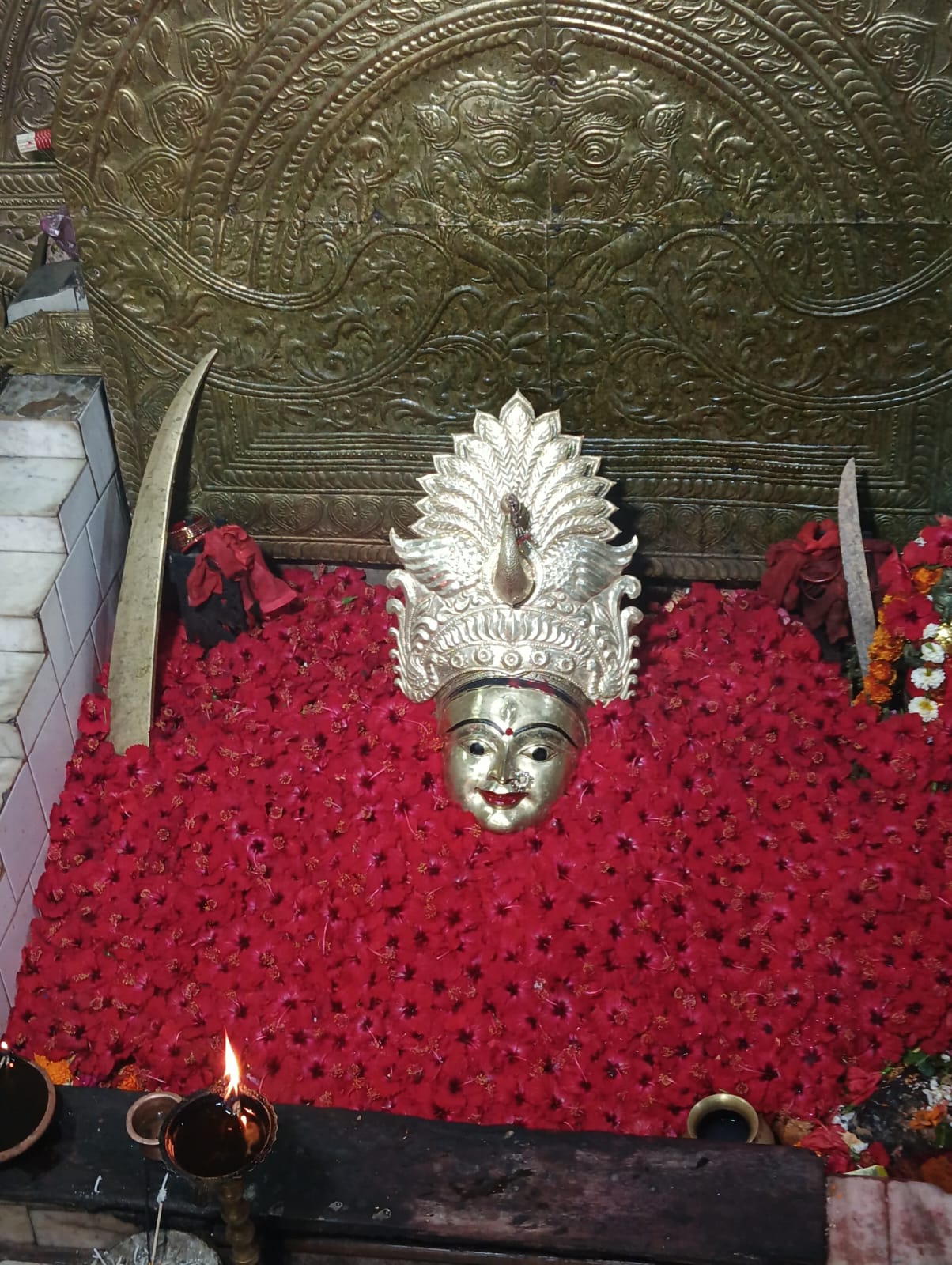 You are currently viewing ପ୍ରଥମ ପାଳି ଚୈତ୍ର ମଙ୍ଗଳବାର ଯାତ୍ରା: ମନ୍ଦାର ମାଳିନୀ ବେଶରେ ଦର୍ଶନ ଦେଲେ ମା’ପାଟଖଣ୍ଡା