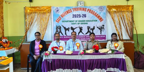 ବିଶ୍ୱାସରାୟ ବିଜ୍ଞାନ ମହାବିଦ୍ୟାଳୟରେ ଆତ୍ମ ସୁରକ୍ଷା ତାଲିମ ଶିବିର : ୨୦୨୬ ଉଦଯାପିତ