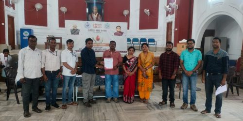 ଏସ. ସି. ଏସ କଲେଜ ରେ ରକ୍ତଦାନ ଶିବିର