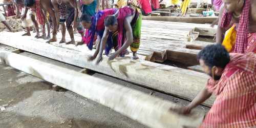 ତିନିରଥ ୧୪ ନାହାକା ଚଉପଟ କାର୍ଯ୍ୟ ଜାରି
