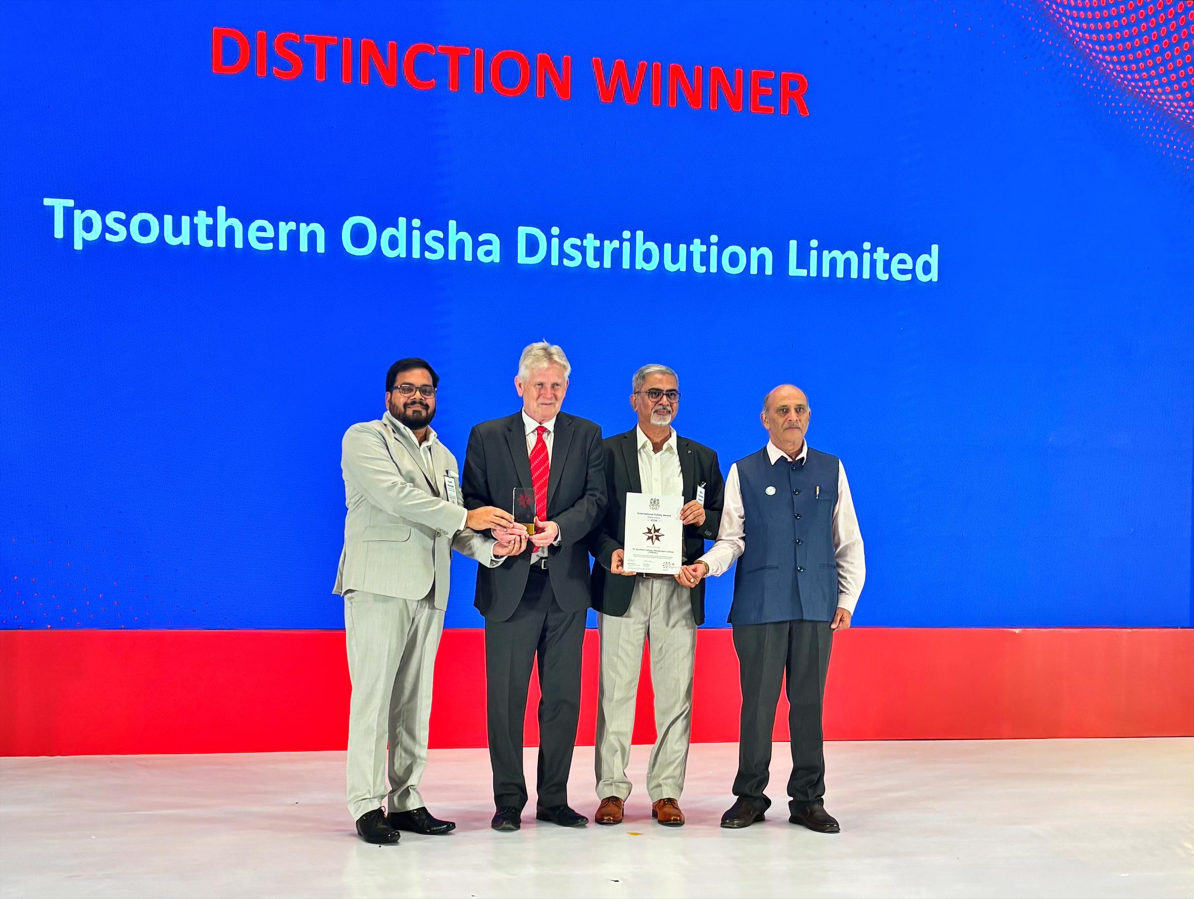 You are currently viewing TPSODL Receives International Safety Award