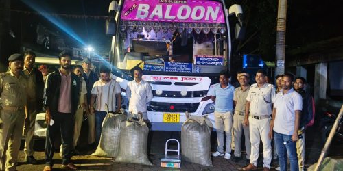 ଯାତ୍ରୀବାହୀ ବେଲୁନ ବସ୍‌ରୁ ଗଞ୍ଜେଇ ଜବତ : ମୋବାଇଲ, ନଗଦ ଟଙ୍କା ସହ ୩ ଜଣ ବସ କର୍ମଚାରୀ ଗିରଫ